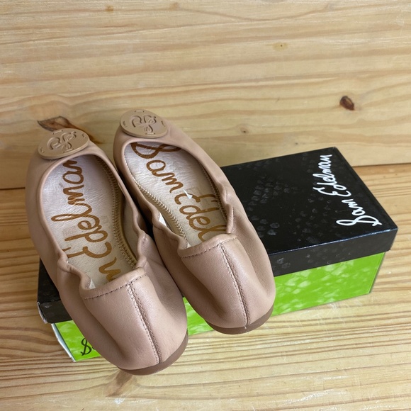 SAM EDELMAN Light Pink Logo Flats - Picture 3 of 6